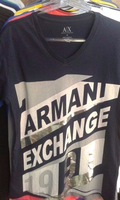 camisetas armani exchange replica